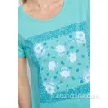 T-shirt imprimé à manches courtes pour femmes décontractées pour femmes